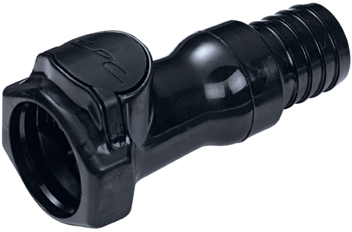 HFC171257 - Kupplung PSU mit Schlauchtülle 19,0 mm ohne Absperrung, schwarz  UV-beständig