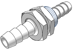 BHU2204 - Schottverbinder Acetal 6,4,x 6,4 mm