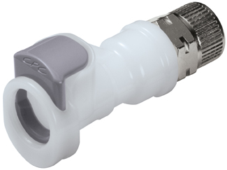 APC130M8SH - Kupplung Acetal mit Klemmverschraubung 8,0 x 6,0 mm ohne Absperrung