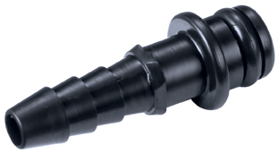 TMF02 - 3,2 mm Stecker Einsatz ohne Absperrung aus Acetal (schwarz)