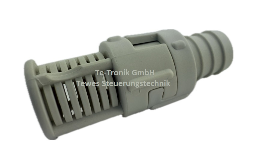 2479003 - Fußventil PP für Tauchrohr 1/2", FKM-Dichtungen und Hastelloy-C® Feder