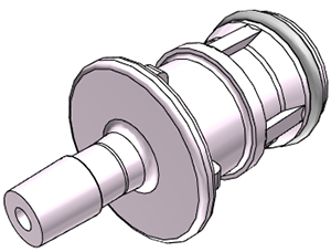 MPC22002T03B25 - Stecker Polycarbonat mit Schlauchtülle 3,2 mm Schlauch ID, Buna-N-O-Ring Kl. V
