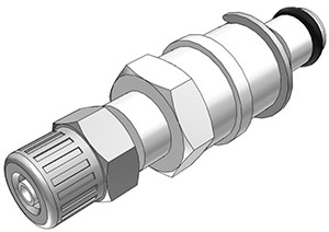 LM20006 - Multi-Mount Steckereinsatz MS-VC mit Klemmverschraubung 9,5 x 6,4 mm ohne Absperrung