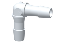 HE1270 - Winkel-Schlauchverbinder 9,5 mm, PVDF