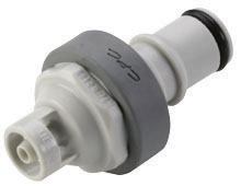 NS4D22002 - Stecker PP mit Schlauchtülle 3,2 mm mit Absperrung, Non-Spill