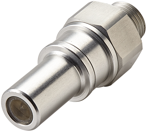 BLQ6D46006 - Stecker MS-VC mit AG 3/8 SAE mit Absperrung, Non-Spill