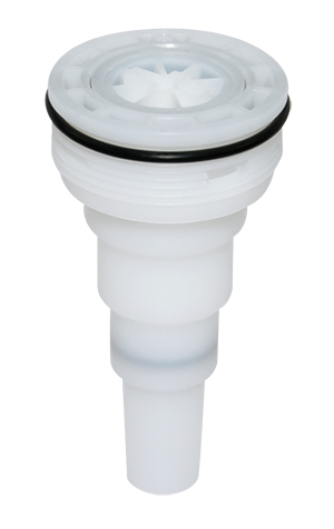 DQPRO20G2NPSST - Einsatz für 2" NPS (ISO G2) Gewinde (Stahlfässer und IBC-Deckel) HDPE, EPDM-Dichtring