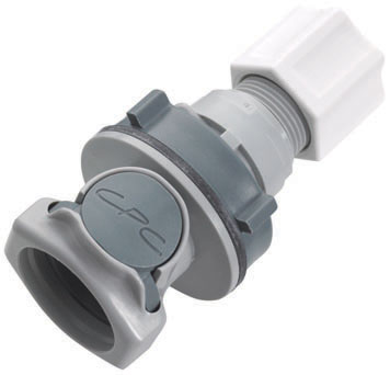 HFC12812 - Kupplung PP Schott/Klemmverschraub. 12,7 mm AD ohne Absperrung