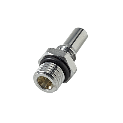 LQ2D4604BLUV - Stecker MS-VC mit AG 1/4 SAE-4 mit Absperrung, blau, Non-Spill, FKM-Dichtung