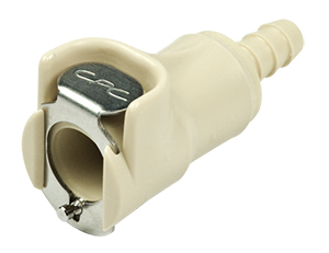 PS1700412 - Anstich-Kupplung PP mit Schlauchtülle 6,4 mm ohne Absperrung