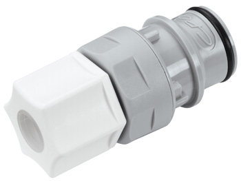 HFC20612 - Stecker PP mit Klemmverschraubung 9,5 mm AD ohne Absperrung
