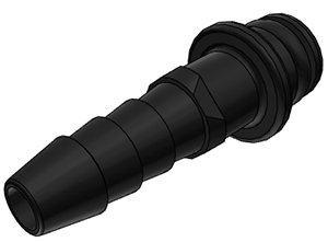 TMF0212 - 3,2 mm Stecker Einsatz ohne Absperrung aus Polypropylen