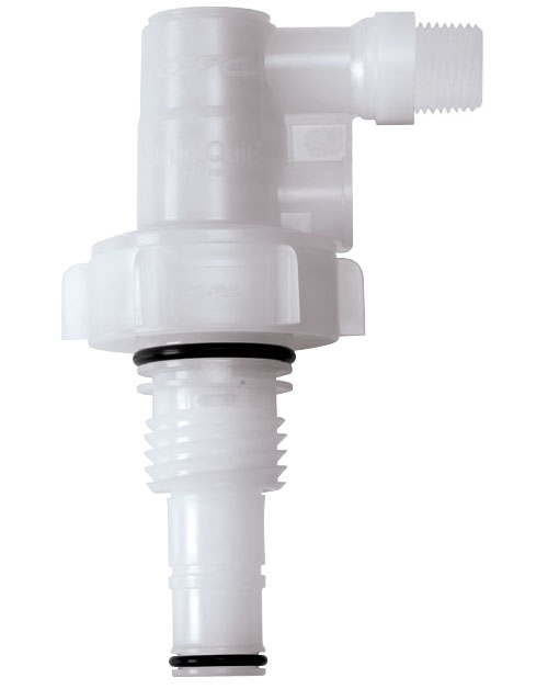 DQPRO120712206 - Entnahmekopf mit 3/4" BSPP Anschluss, PP EPDM-Dichtungen und Hastelloy-C® Feder