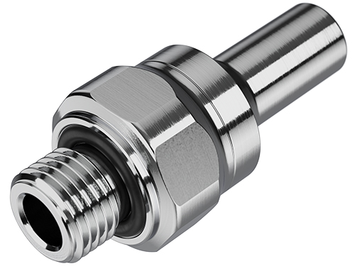 BLQ4D47004 - Stecker MS-VC mit AG G1/4" BSPP mit Absperrung, Non-Spill