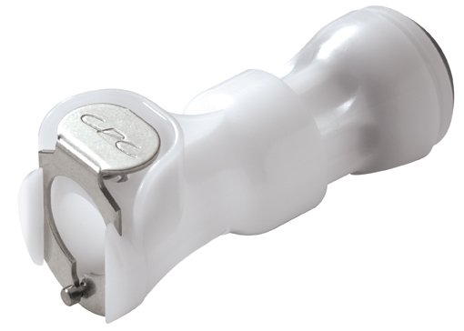 PLC14006 - Kupplung Acetal mit JG Steckanschluss 9,5 mm ohne Absperrung