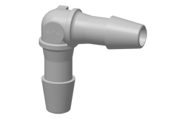 HE3 - Winkel-Schlauchverbinder 2,4 mm, PP