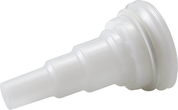 DQPRO20BCS70 - Einsatz für 70 mm BCS-Gewinde (70x6 und 70x5 Kunststofffässer) HDPE, EPDM-Dichtring