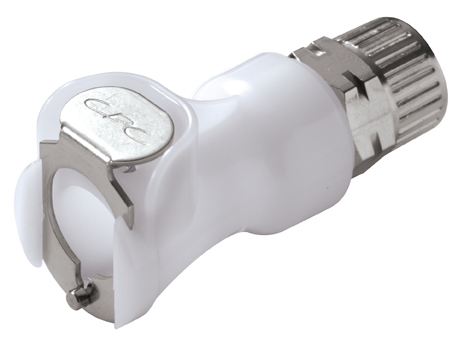 PLC130M10 - Kupplung Acetal mit Klemmverschraubung 10,0 x 8,0 mm ohne Absperrung